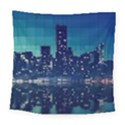 Skyscrapers City Skyscraper Zirkel Square Tapestry (Large) View1