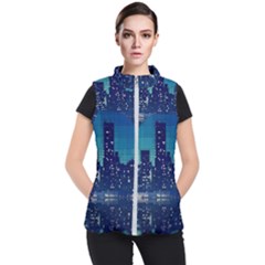 Skyscrapers City Skyscraper Zirkel Women s Puffer Vest by Simbadda