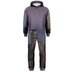 Skyline City Manhattan New York Hooded Jumpsuit (men)  by Simbadda