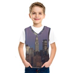 Skyline City Manhattan New York Kids  Sportswear by Simbadda