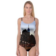 New York City Skyline Building Camisole Leotard  by Simbadda