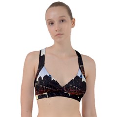 New York City Skyline Building Sweetheart Sports Bra by Simbadda