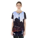 New York City Skyline Building Skirt Hem Sports Top View1