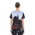 New York City Skyline Building Skirt Hem Sports Top View2