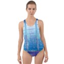 Skyscrapers City Skyscraper Zirkel Cut-Out Back One Piece Swimsuit View1