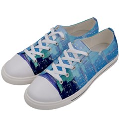 Skyscrapers City Skyscraper Zirkel Women s Low Top Canvas Sneakers by Simbadda