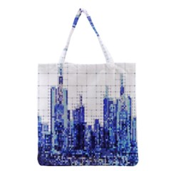 Skyscrapers City Skyscraper Zirkel Grocery Tote Bag by Simbadda