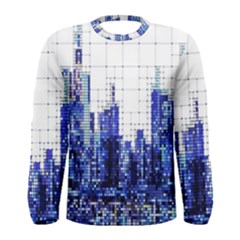 Skyscrapers City Skyscraper Zirkel Men s Long Sleeve Tee by Simbadda