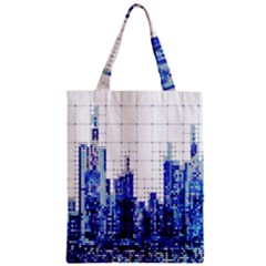 Skyscrapers City Skyscraper Zirkel Zipper Classic Tote Bag by Simbadda