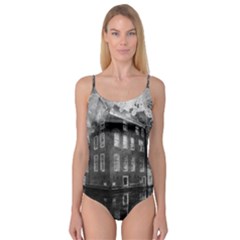 Reflection Canal Water Street Camisole Leotard  by Simbadda