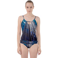 Architecture Skyscraper Cut Out Top Tankini Set by Simbadda