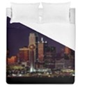 Dallas Texas Skyline Dusk Usa Duvet Cover (Queen Size) View1