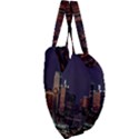 Dallas Texas Skyline Dusk Usa Giant Heart Shaped Tote View3