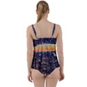 New York Skyline Architecture Nyc Twist Front Tankini Set View2