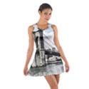 City Skyline Skyline City Cityscape Cotton Racerback Dress View1