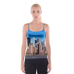 Skyscraper Architecture City Spaghetti Strap Top by Simbadda