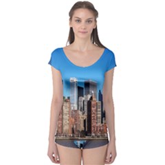 Skyscraper Architecture City Boyleg Leotard  by Simbadda