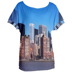 Skyscraper Architecture City Women s Oversized Tee by Simbadda