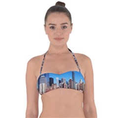 Skyscraper Architecture City Halter Bandeau Bikini Top by Simbadda