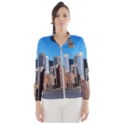 Skyscraper Architecture City Wind Breaker (women) by Simbadda