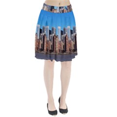 Skyscraper Architecture City Pleated Skirt by Simbadda