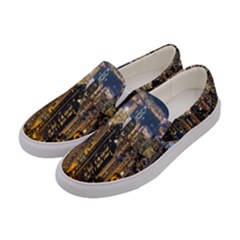 Panorama Urban Landscape Town Center Women s Canvas Slip Ons by Simbadda