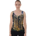 Panorama Urban Landscape Town Center Velvet Tank Top View1