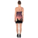 Skyline Panoramic City Architecture One Soulder Bodycon Dress View2