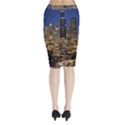 Skyline Downtown Seattle Cityscape Midi Wrap Pencil Skirt View2