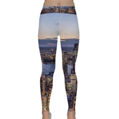 Panoramic City Water Travel Classic Yoga Leggings by Simbadda