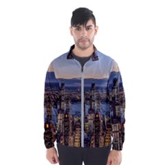 Panoramic City Water Travel Wind Breaker (men) by Simbadda