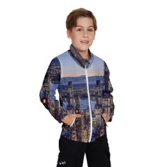 Panoramic City Water Travel Wind Breaker (kids) by Simbadda