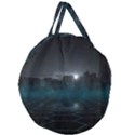 Skyline Night Star Sky Moon Sickle Giant Round Zipper Tote View2