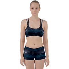 Skyline Night Star Sky Moon Sickle Women s Sports Set by Simbadda