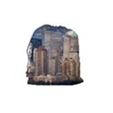 New York Skyline Manhattan Hudson Drawstring Pouches (Medium)  View2