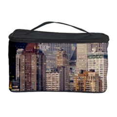 New York Skyline Manhattan Hudson Cosmetic Storage Case by Simbadda