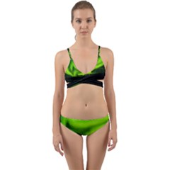 Aurora Borealis Northern Lights Sky Wrap Around Bikini Set by Simbadda