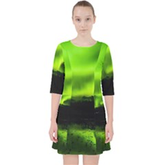 Aurora Borealis Northern Lights Sky Pocket Dress by Simbadda