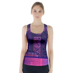 Architecture Home Skyscraper Racer Back Sports Top by Simbadda