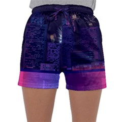 Architecture Home Skyscraper Sleepwear Shorts by Simbadda