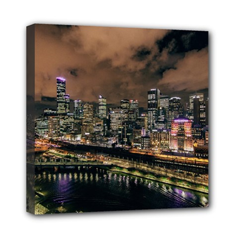 Cityscape Night Buildings Multi Function Bag	 by Simbadda