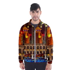 Shanghai Skyline Architecture Wind Breaker (men) by Simbadda