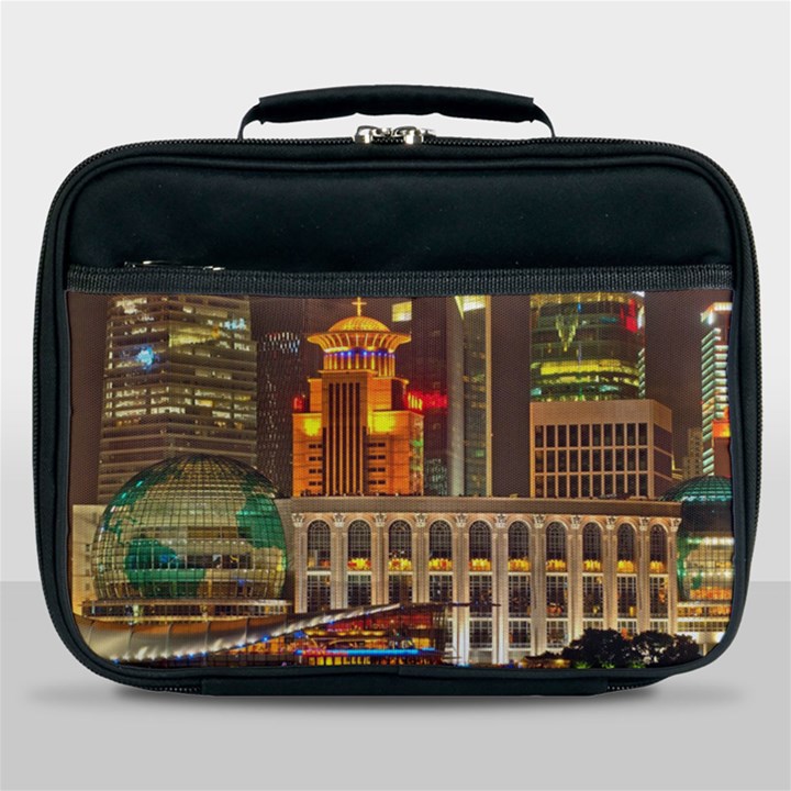 Shanghai Skyline Architecture Lunch Bag