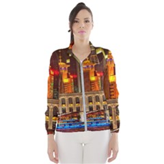 Shanghai Skyline Architecture Wind Breaker (women) by Simbadda