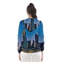 Frankfurt Germany Panorama City Hooded Wind Breaker (Women) View2