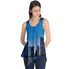 Frankfurt Germany Panorama City Sleeveless Tunic by Simbadda