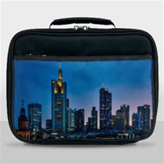 Frankfurt Germany Panorama City Lunch Bag by Simbadda