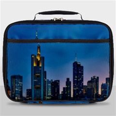 Frankfurt Germany Panorama City Full Print Lunch Bag by Simbadda