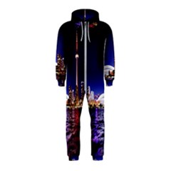 Toronto City Cn Tower Skydome Hooded Jumpsuit (kids) by Simbadda