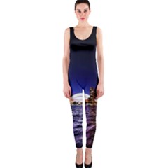 Toronto City Cn Tower Skydome One Piece Catsuit by Simbadda